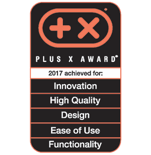 Plus X Award logo