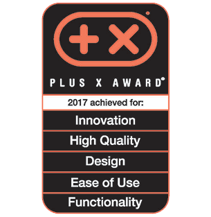 Plus X Award logo